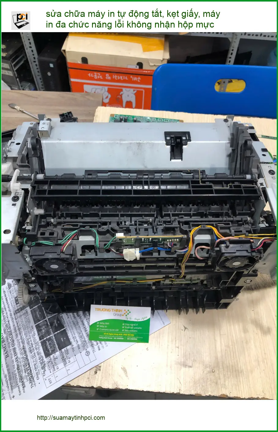 Anh Quốc IT review dịch vụ sửa máy in tự động tắt, kẹt giấy Quận Bình Thạnh