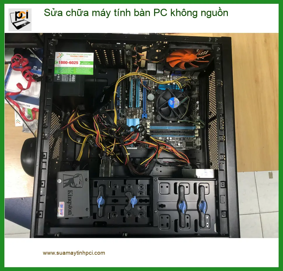 Chú Quang sửa máy tính bàn PC không nguồn ở Quận Bình Tân – Thợ giỏi