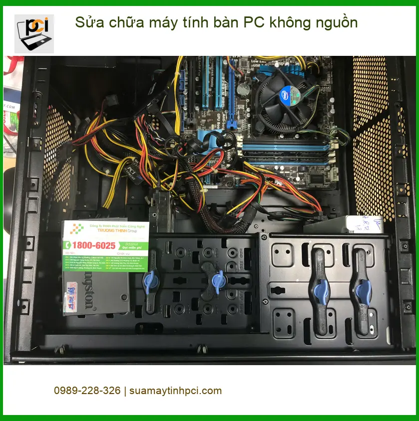 Chú Quang sửa máy tính bàn PC không nguồn ở Quận Bình Tân - Thợ giỏi ảnh thực tế 2