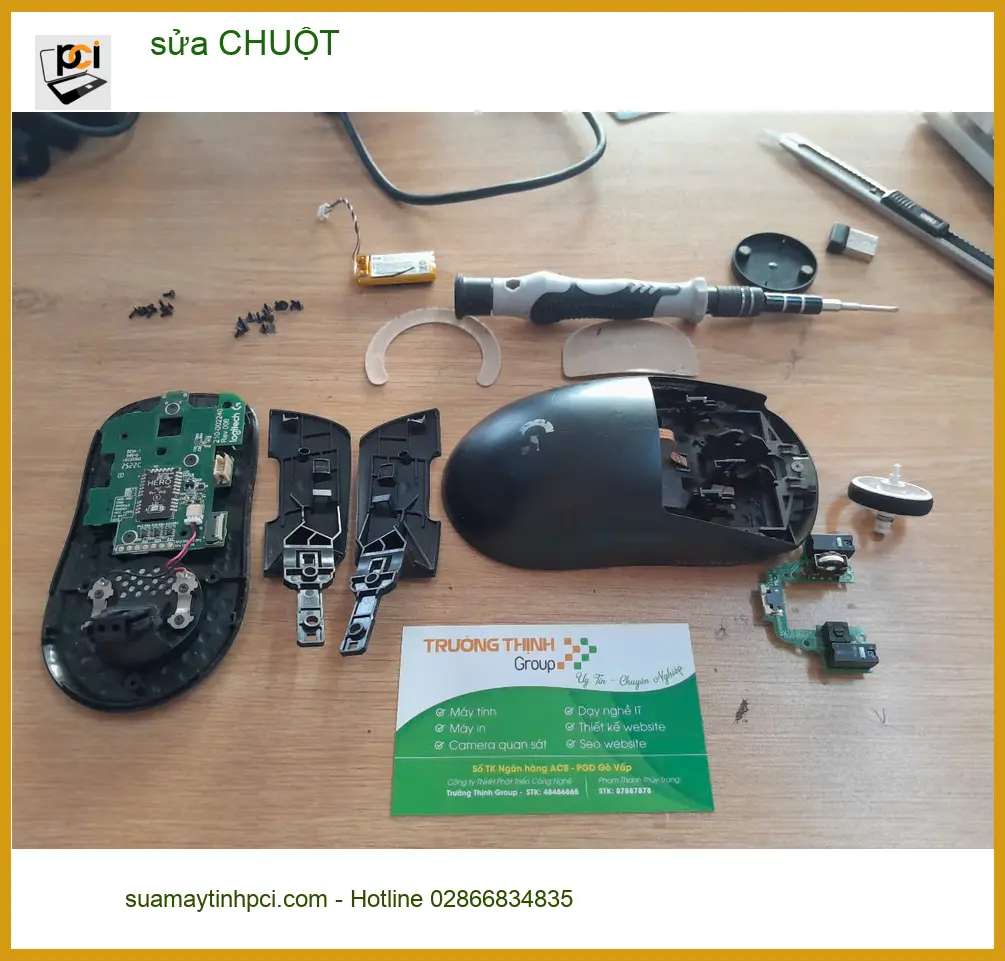 Anh Phúc kiến trúc sư review địa điểm sửa chuột bị đơ ở Quận Thủ Đức