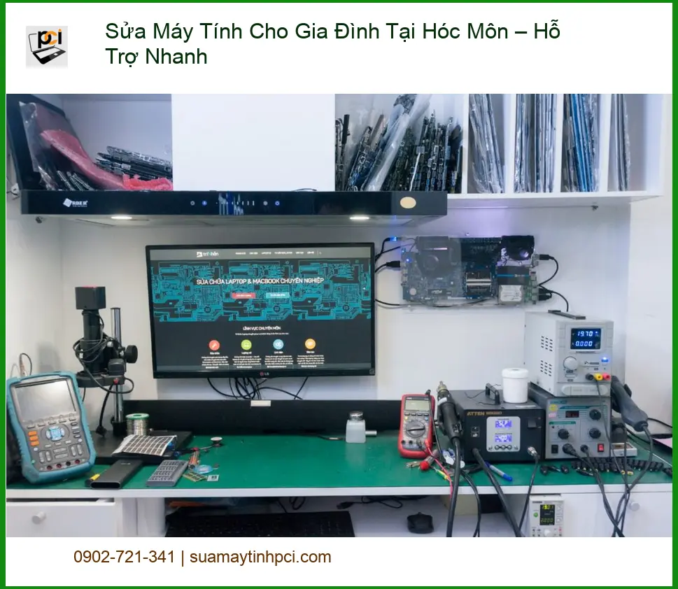Sửa máy tính Hóc Môn cho gia đình – Tiệm vi tính hỗ trợ nhanh