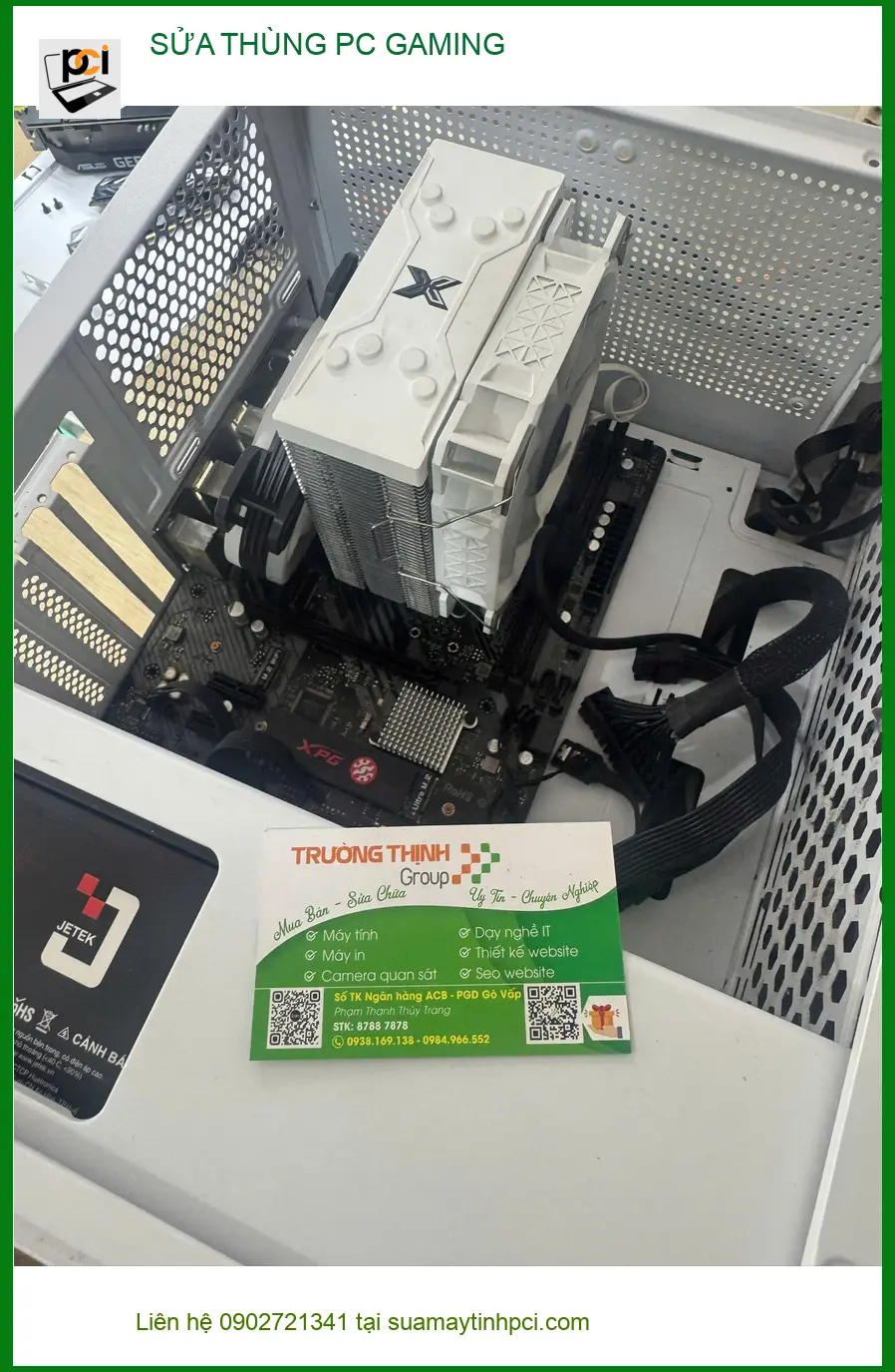 Anh Minh Đức streamer gặp trục trặc - Dịch vụ Sửa Thùng PC Gaming Quận Tân Bình ảnh thực tế 1