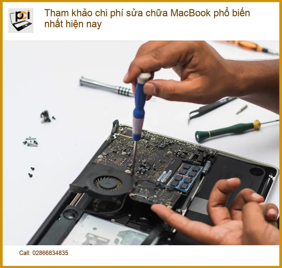 Macbook Tham khảo chi phí sửa chữa phổ biến – Bảng giá tham khảo mới nhất