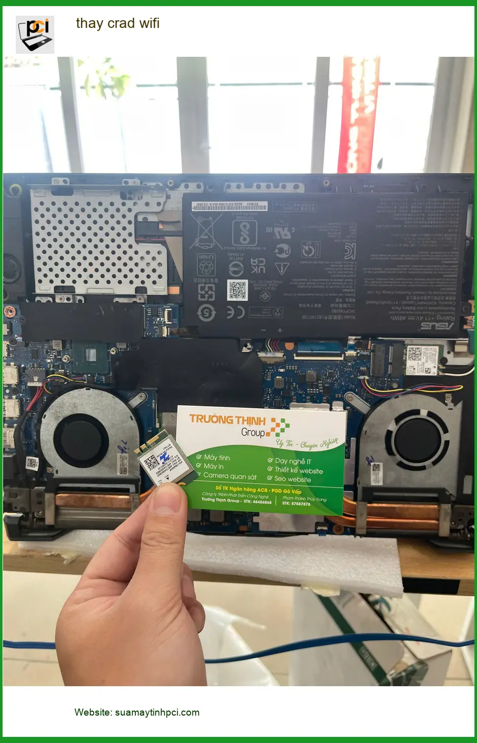Chỗ thay crad wifi Quận Thủ Đức lấy liền – Cô Thanh giáo viên hết lo mạng chập chờn