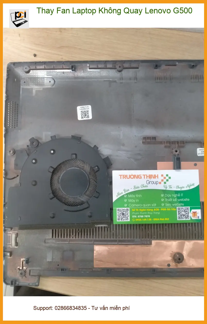 Cô Hà giáo viên lo âu – Thay Fan Laptop Không Quay Lenovo G500 Quận 12