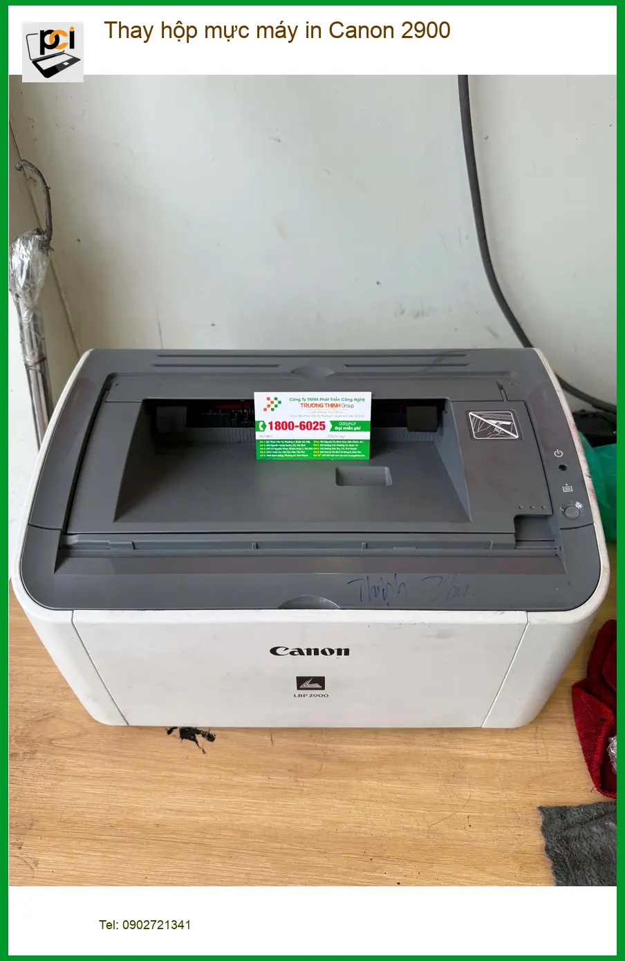 Dịch vụ thay hộp mực máy in Canon 2900 Quận 7 uy tín – Anh Trọng kiểm toán