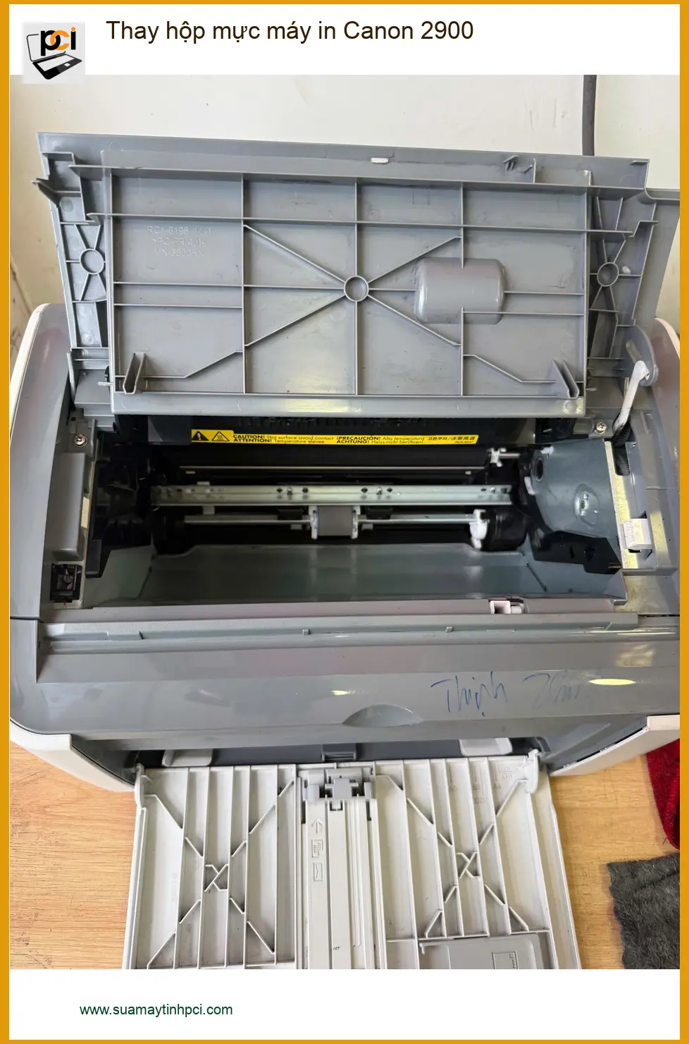 Dịch vụ thay hộp mực máy in Canon 2900 Quận 7 uy tín - Anh Trọng kiểm toán ảnh thực tế 2