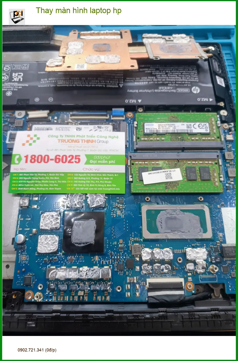 Anh Phúc gặp sự cố màn hình HP tìm Chỗ Thay màn hình laptop Quận Tân Phú lấy ngay
