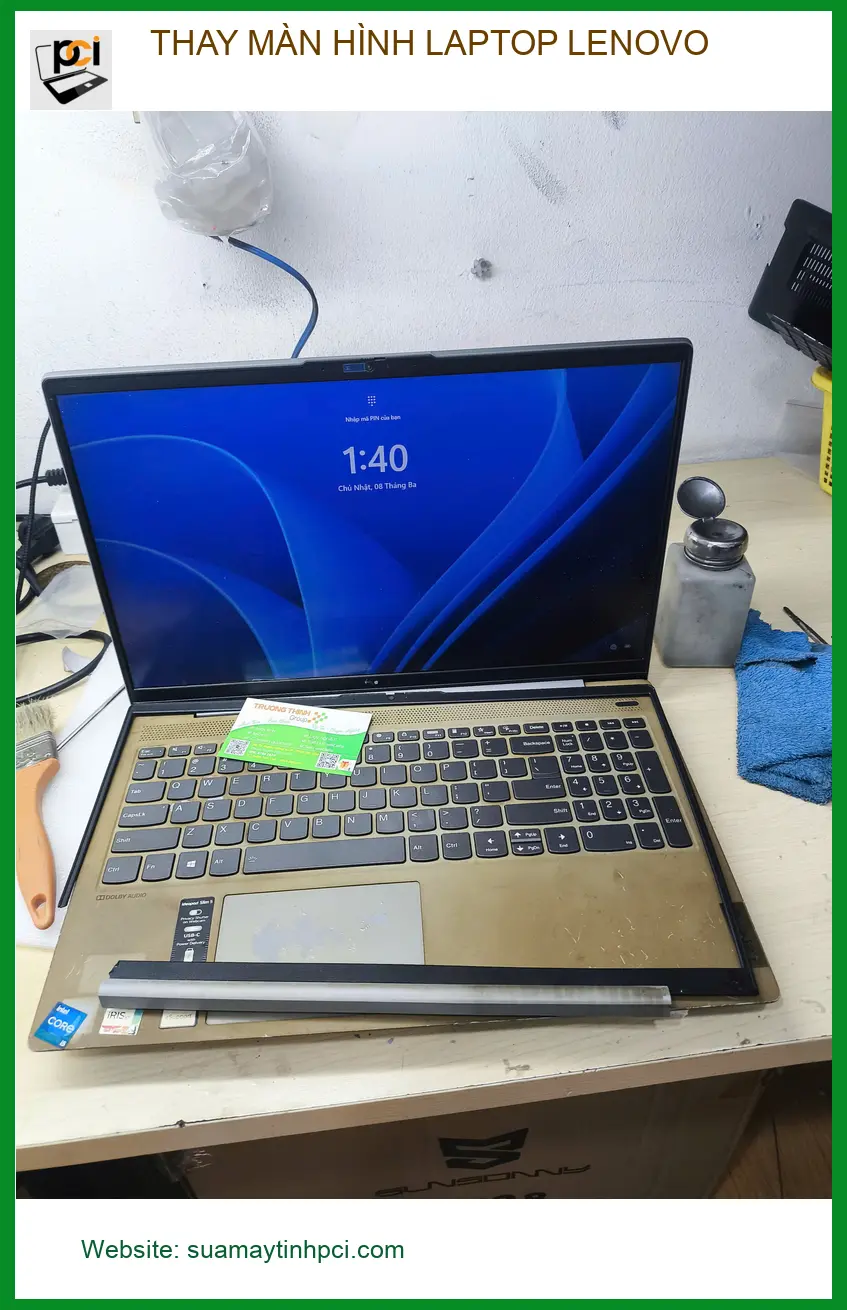 Anh Khánh review dịch vụ thay màn hình laptop Lenovo Quận Gò Vấp lấy liền ảnh thực tế 1