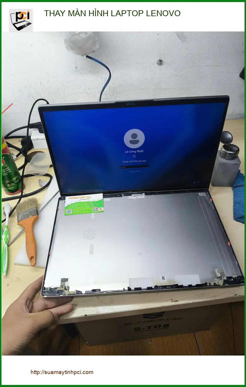 Anh Khánh review dịch vụ thay màn hình laptop Lenovo Quận Gò Vấp lấy liền ảnh thực tế 2