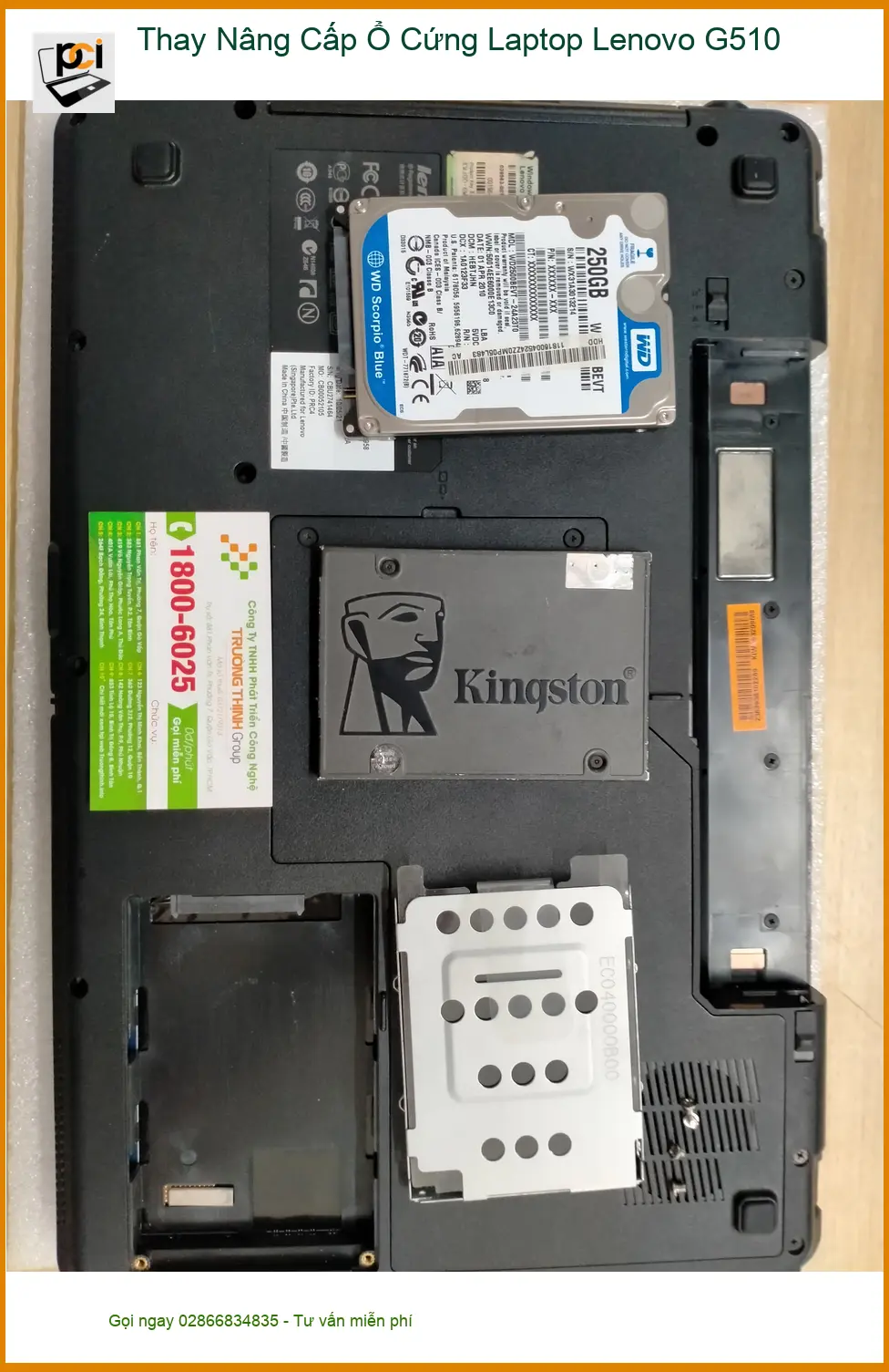 Chú Hùng chủ tiệm tạp hóa tìm Nơi Thay Ổ Cứng Laptop Lenovo G510 Quận 12