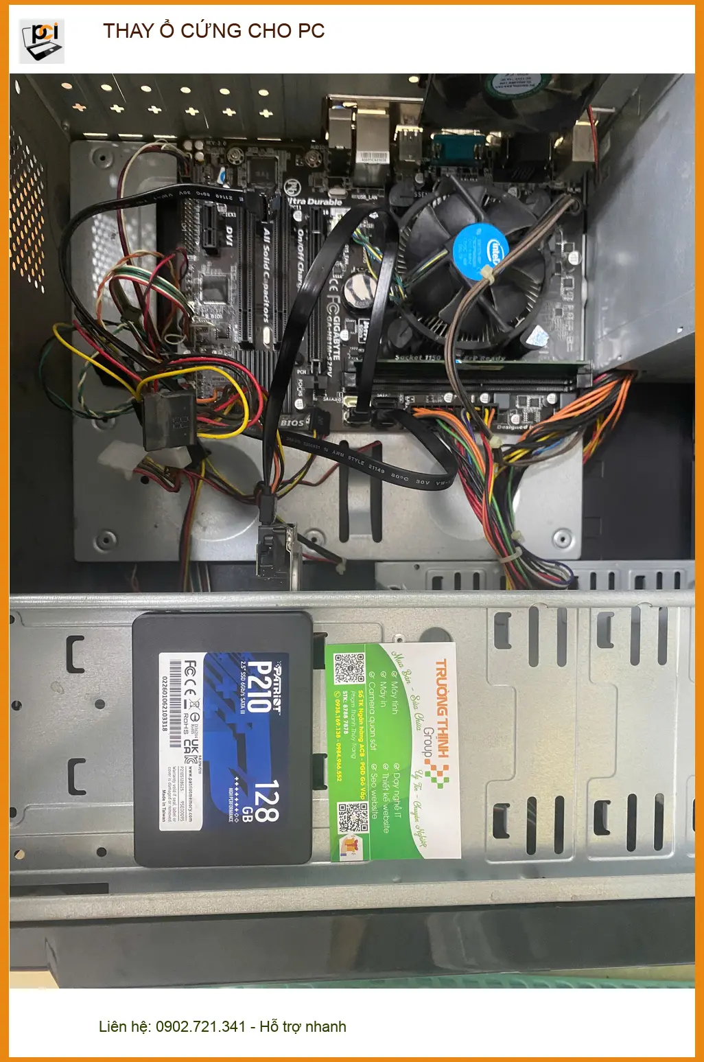 Chị Thanh kế toán sợ mất dữ liệu – Dịch vụ thay ổ cứng cho PC Quận Gò Vấp uy tín