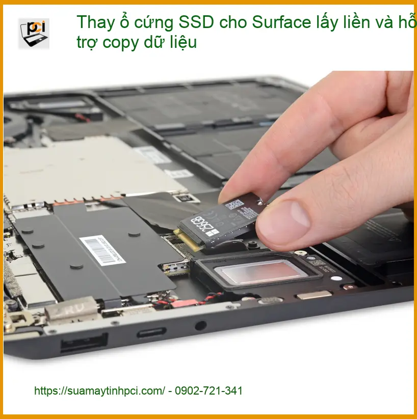 Thay ổ cứng SSD lấy liền, copy dữ liệu – Dịch vụ uy tín TPHCM