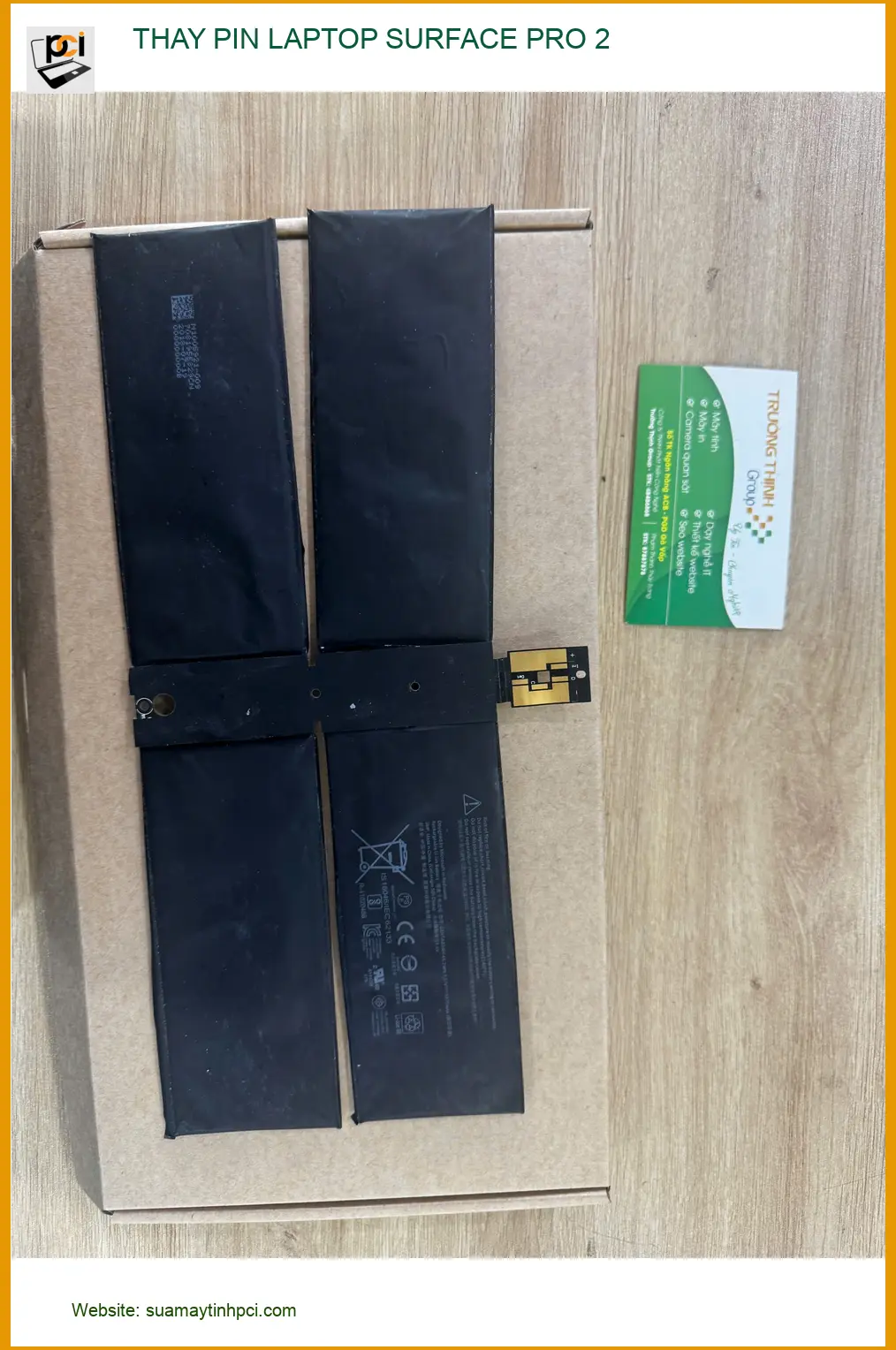 Anh Thành kiến trúc sư bất ngờ hết pin - Trung tâm Thay Pin Laptop Surface Pro 2 Quận 10 ảnh thực tế 1