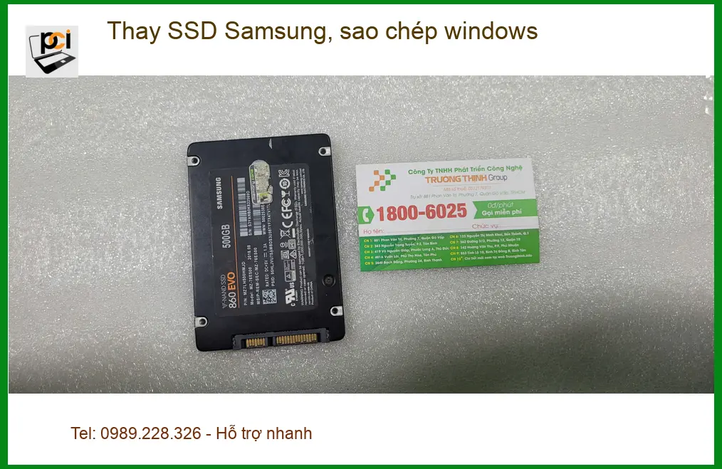 Anh Quang designer review tiệm thay SSD Samsung, sao chép windows Q. Bình Tân