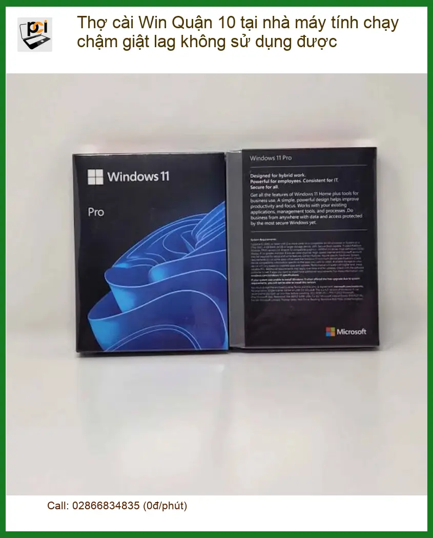 Windows Thợ cài Win Quận 10 máy chậm giật lag – Dịch vụ nhanh