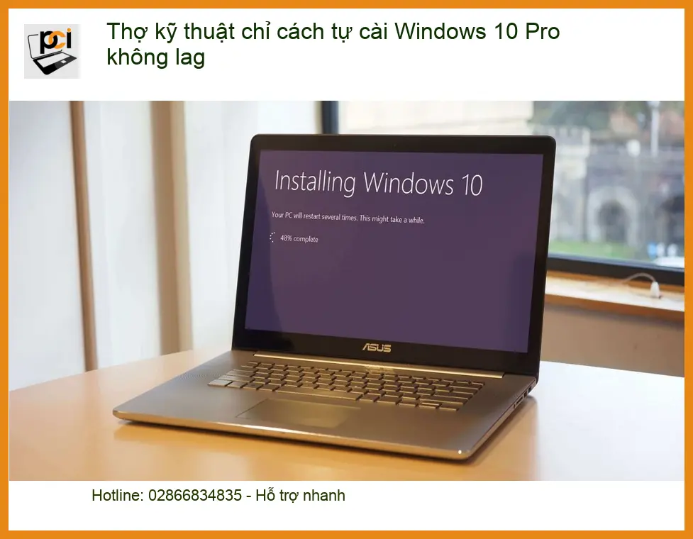 Windows Thợ kỹ thuật chỉ cách tự cài 10 Pro không lag – Hỗ trợ cài đặt