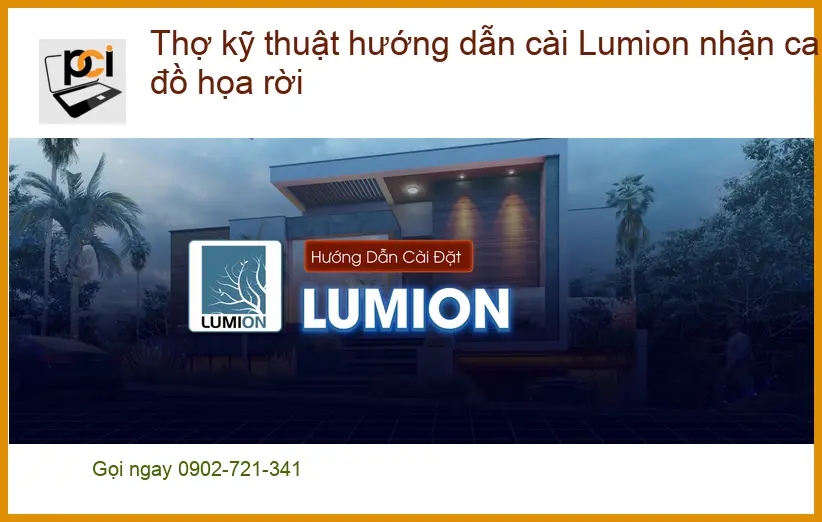 Thủ thuật cài Lumion nhận card đồ họa rời – Trung tâm hỗ trợ kỹ thuật TPHCM