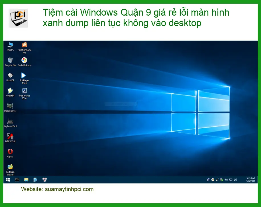 Windows Tiệm cài Quận 9 lỗi màn hình xanh – Địa chỉ trung tâm hỗ trợ gần đây