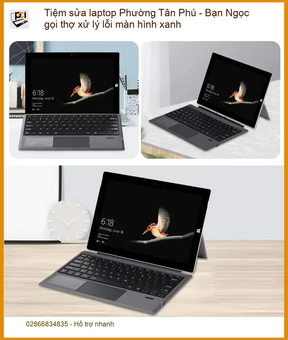 Tiệm sửa laptop Phường Tân Phú xử lý lỗi màn hình xanh – Gọi thợ nhanh