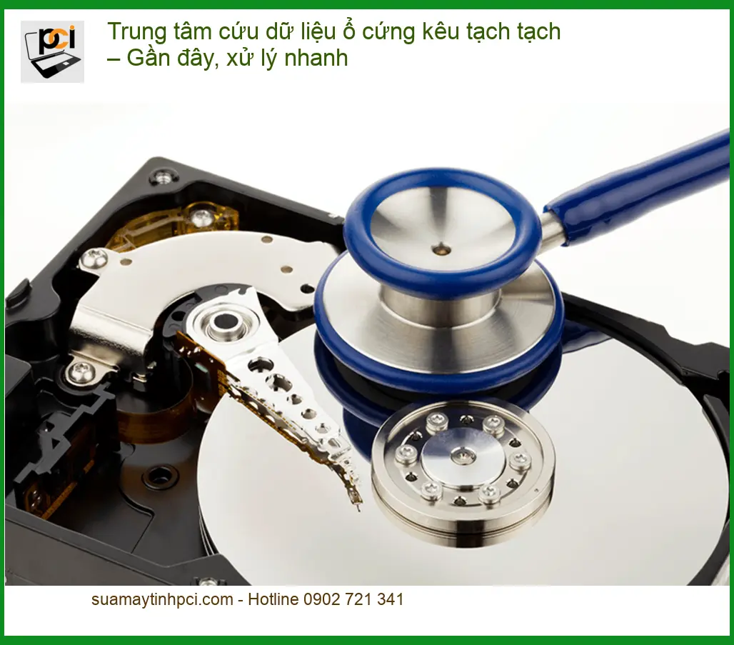 Khôi Phục Dữ Liệu ổ cứng kêu tạch – Trung tâm cứu dữ liệu nhanh TPHCM