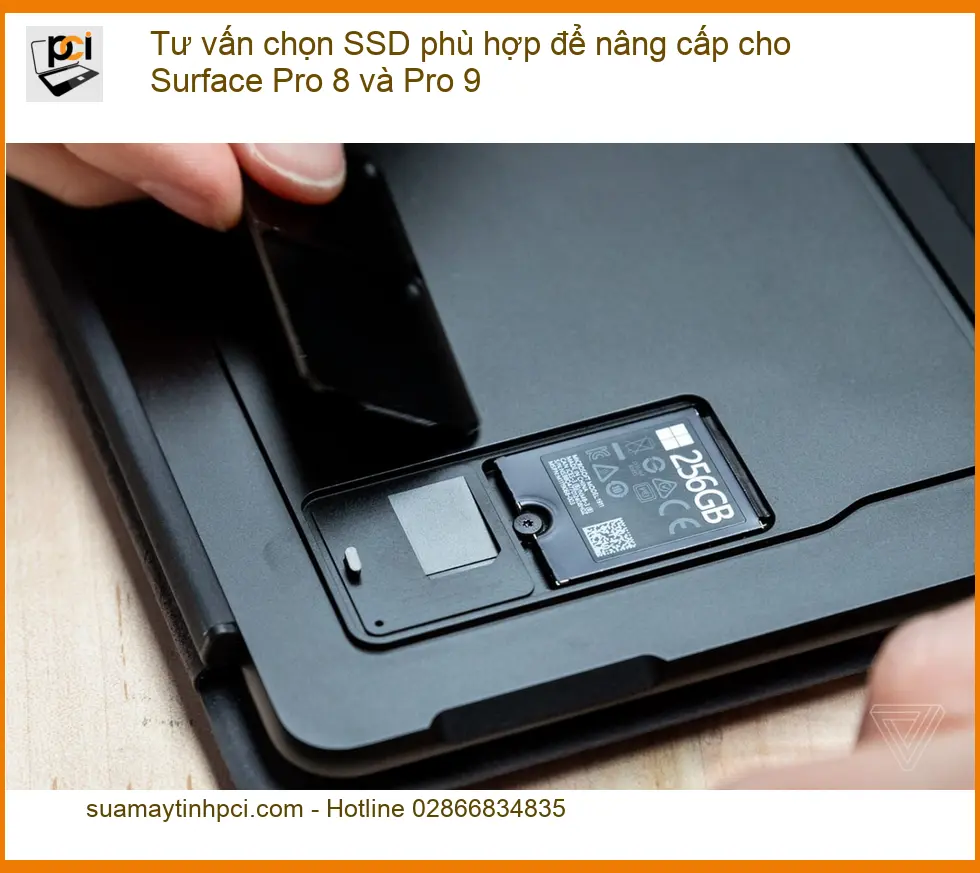 Tư vấn chọn SSD nâng cấp Surface Pro 8/9 – Chuyên gia kỹ thuật PCI