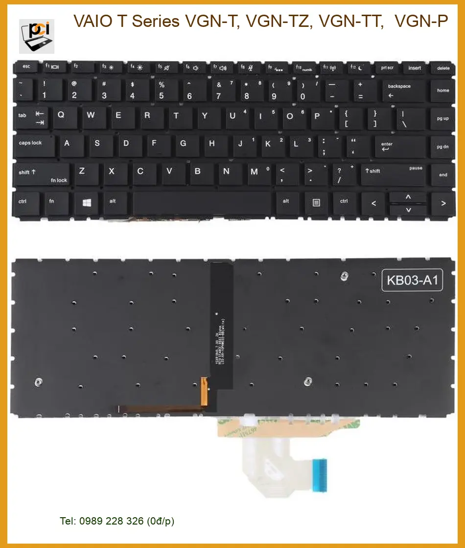 Bàn phím Laptop VAIO VGN-T Series - Thay tại Cửa hàng Uy tín TPHCM, Lấy ngay