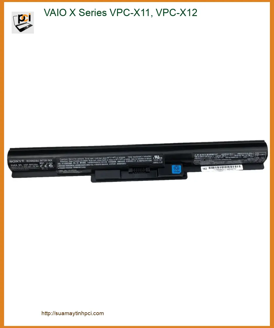 Pin Laptop VAIO VPC-X11 VPC-X12 - Trung Tâm Thay Pin Nhanh Giá Rẻ TPHCM