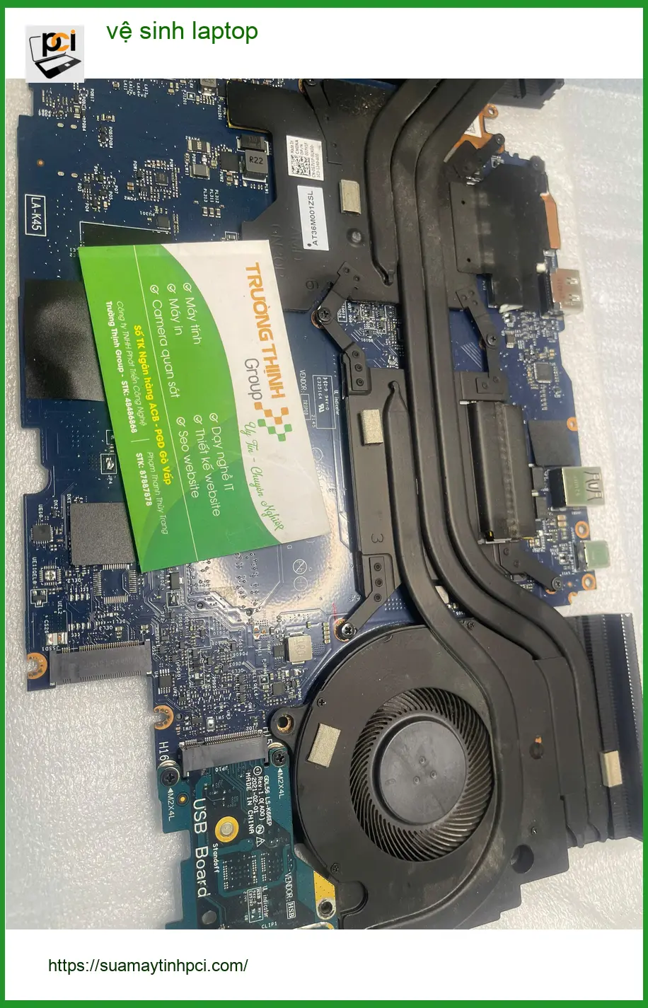 Trung tâm vệ sinh laptop Quận Thủ Đức – Cô Hạnh than máy chậm sau 2 năm