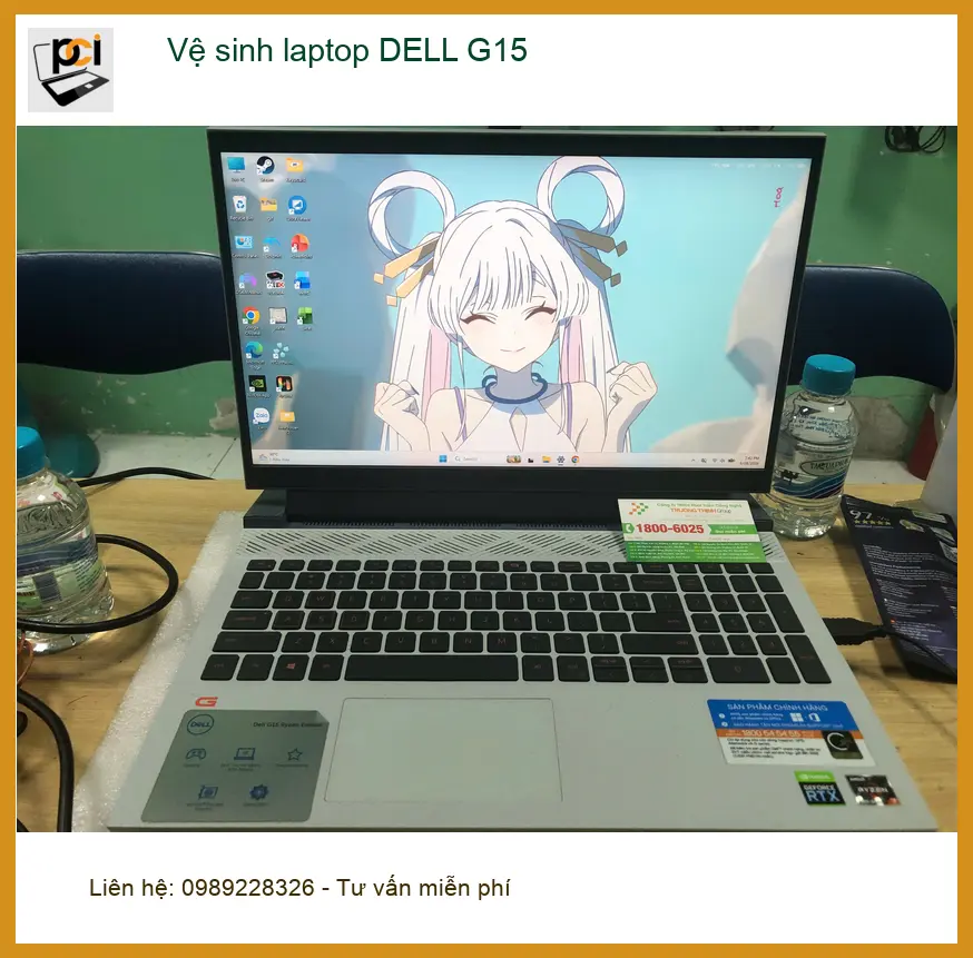 Anh Khôi Nguyên kiến trúc sư review vệ sinh laptop DELL G15 Quận Bình Tân