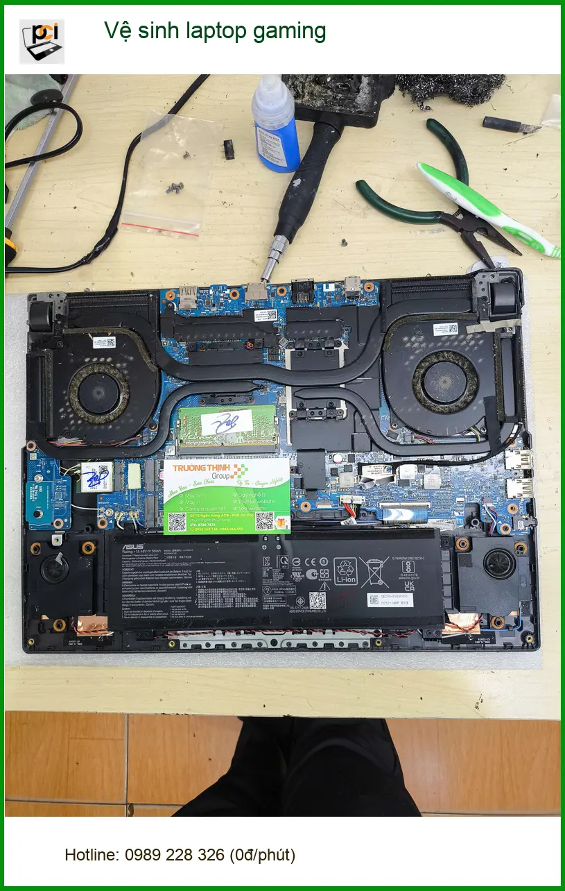Trung tâm vệ sinh laptop gaming Quận Tân Bình uy tín – Bác Nhật kiến trúc sư review