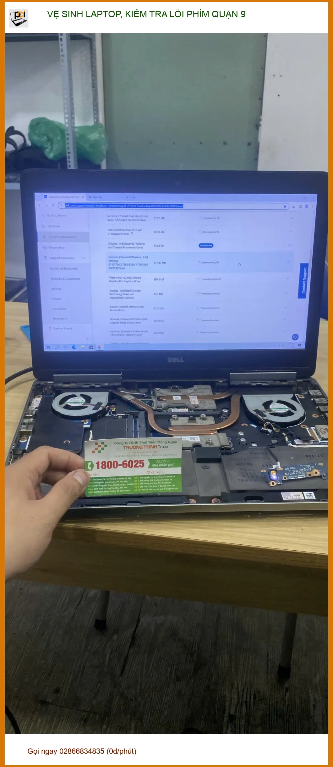 Trung tâm vệ sinh laptop, kiểm tra lỗi phím Quận 9 – Chị Mai an tâm