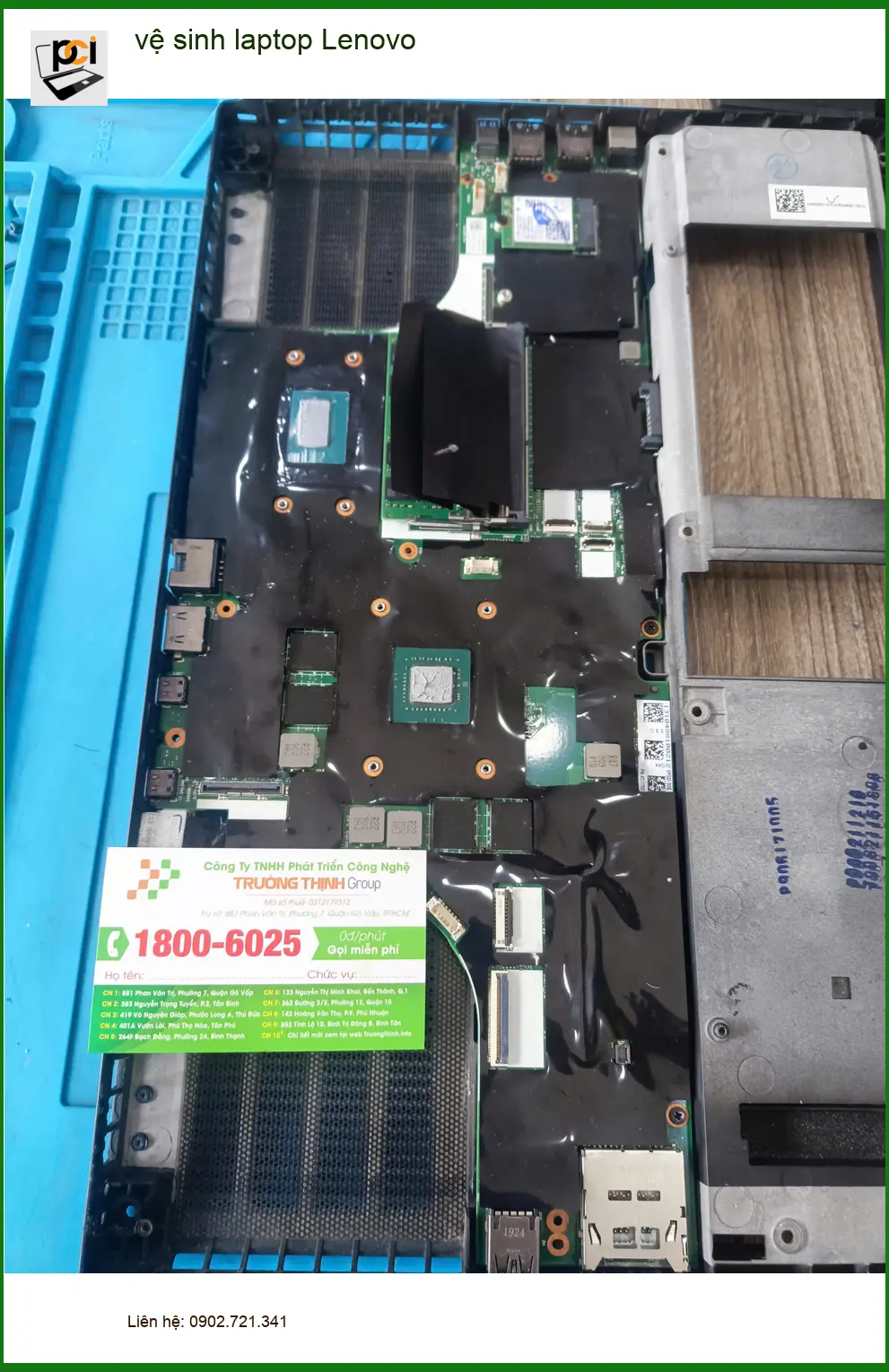 Anh Phước sinh viên review trung tâm vệ sinh laptop Lenovo Quận Tân Phú lấy ngay