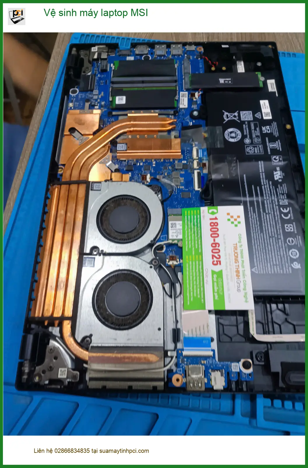 Anh Đức thiết kế đồ họa - Dịch vụ vệ sinh máy laptop MSI Quận Tân Phú uy tín ảnh thực tế 1
