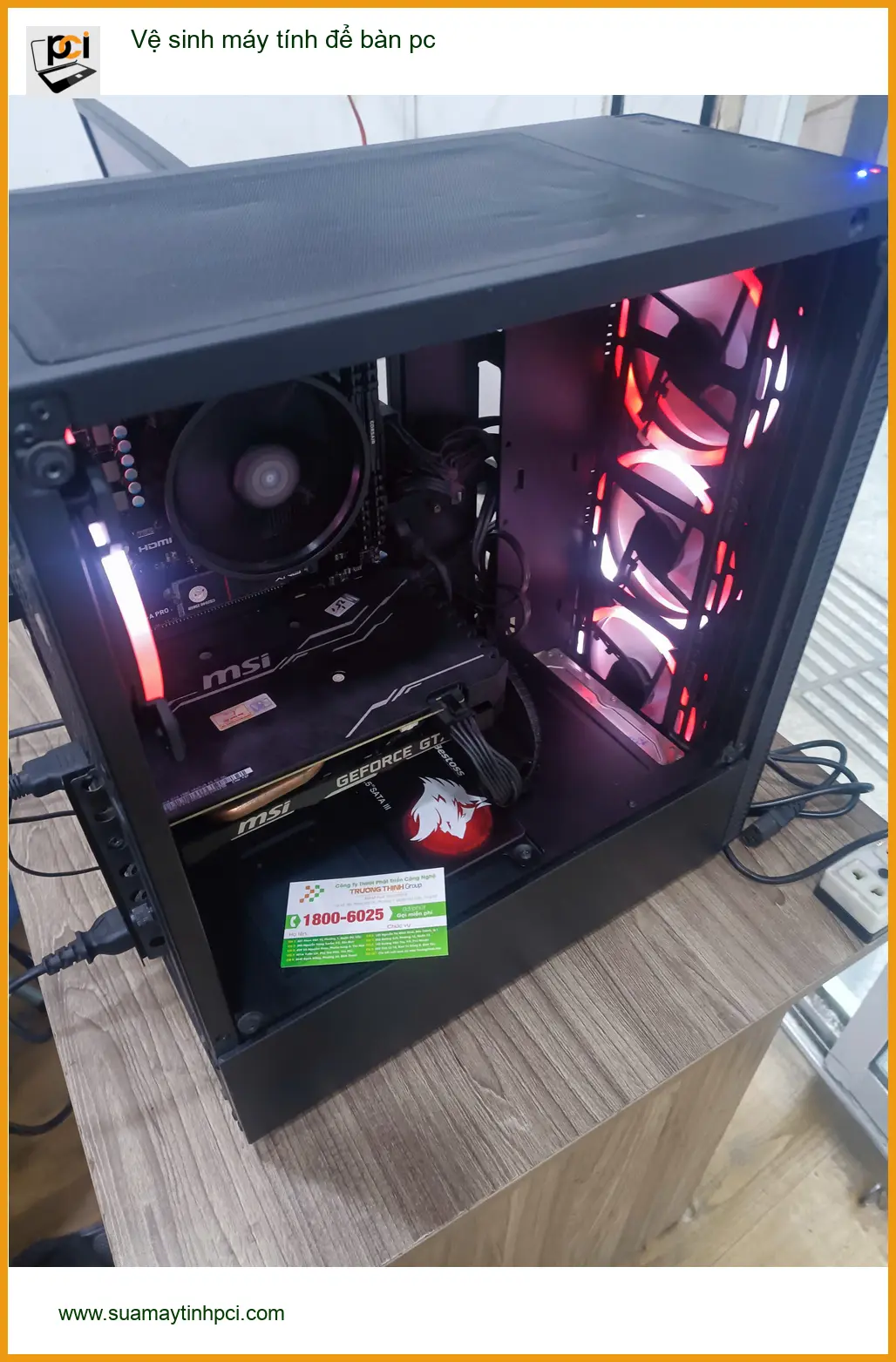 Dịch vụ vệ sinh máy tính để bàn pc Quận Tân Phú - Anh Khoa đánh giá ảnh thực tế 1