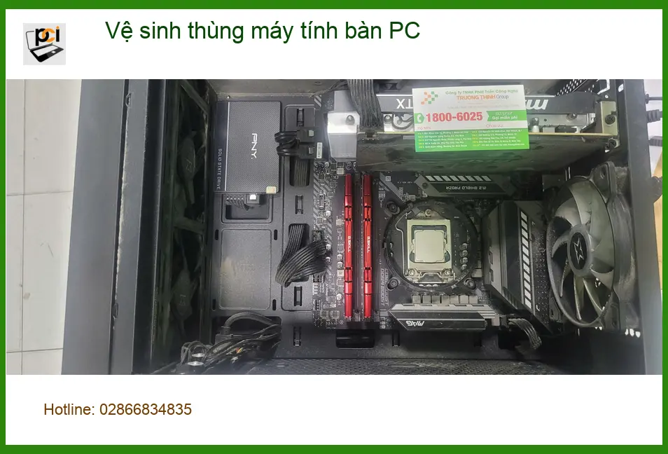 Chú Minh ở Bình Tân tìm đơn vị vệ sinh thùng máy tính bàn PC khi máy quá nóng