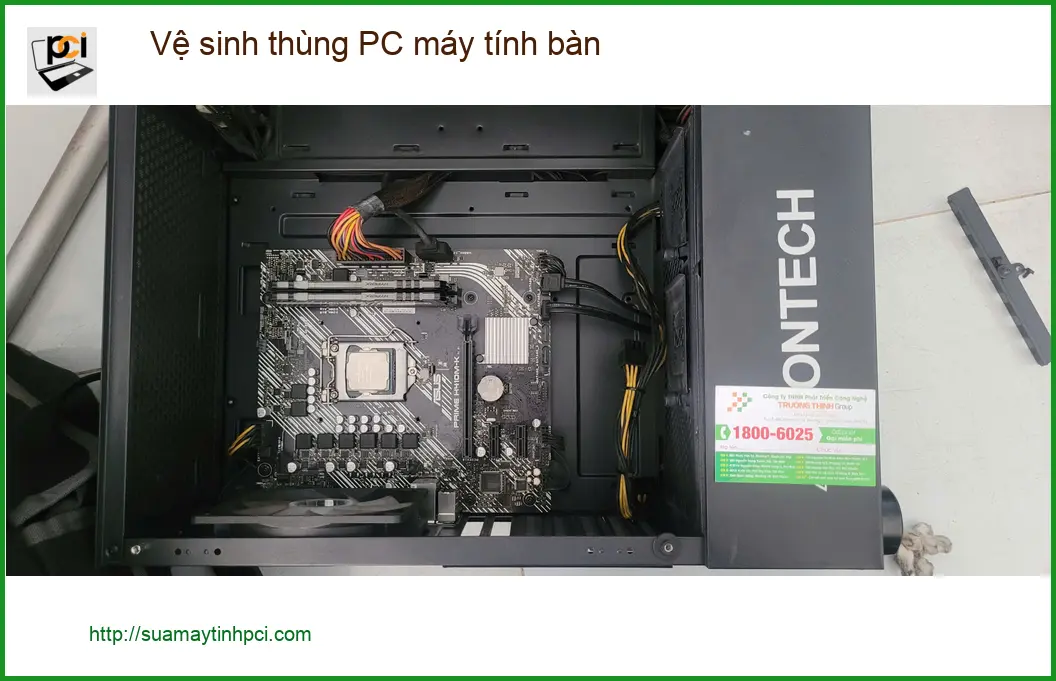 Chỗ vệ sinh thùng PC máy tính bàn Quận Bình Tân giá rẻ - Anh Lâm chia sẻ ảnh thực tế 1