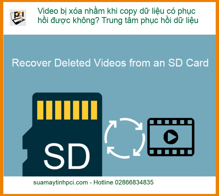 Khôi Phục Dữ Liệu Video bị xóa nhầm khi copy – Trung tâm cứu dữ liệu TPHCM
