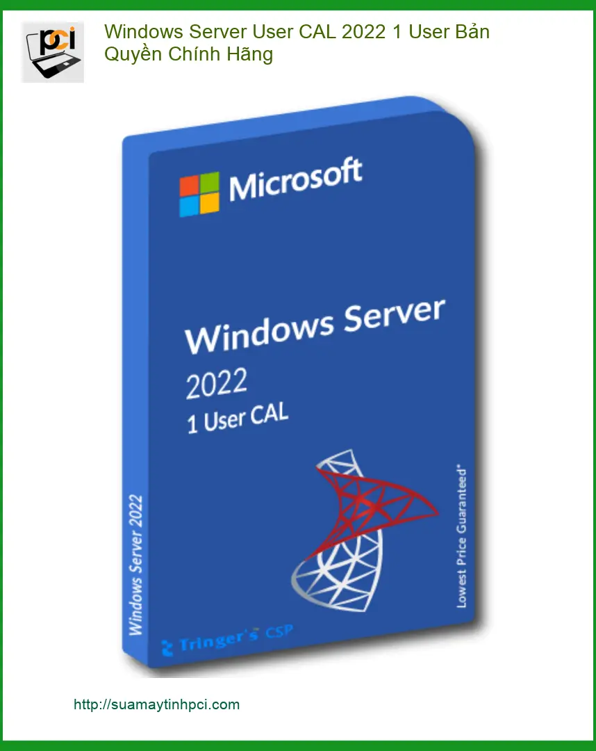 Windows Server User CAL Chính Hãng - Trung Tâm TPHCM - Giá Tốt, Cài Đặt Nhanh