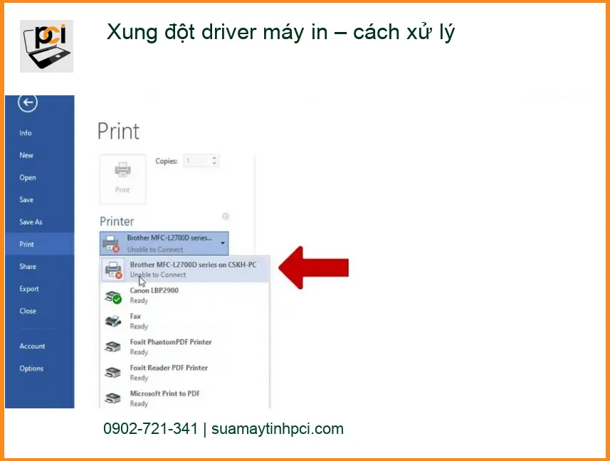 Thủ thuật Máy in Xung đột driver máy – cách xử lý, trung tâm TPHCM