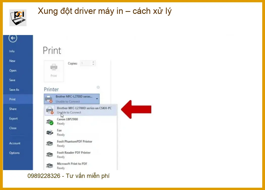 Thủ thuật Máy in Xung đột driver máy – Cách xử lý nhanh tại TPHCM