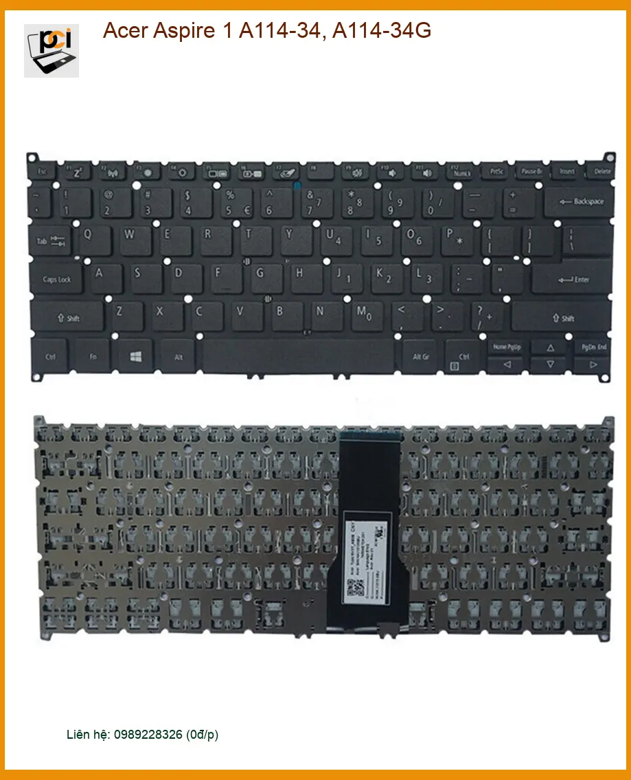 Bàn phím Laptop ACER Aspire 1 A114-34 - Thay Tại Shop TPHCM Giá Rẻ