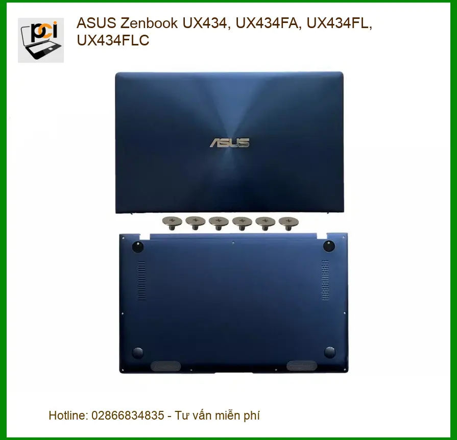 Vỏ Laptop ASUS Zenbook UX434 - Thay Vỏ Laptop TPHCM Giá Rẻ, Lấy Ngay