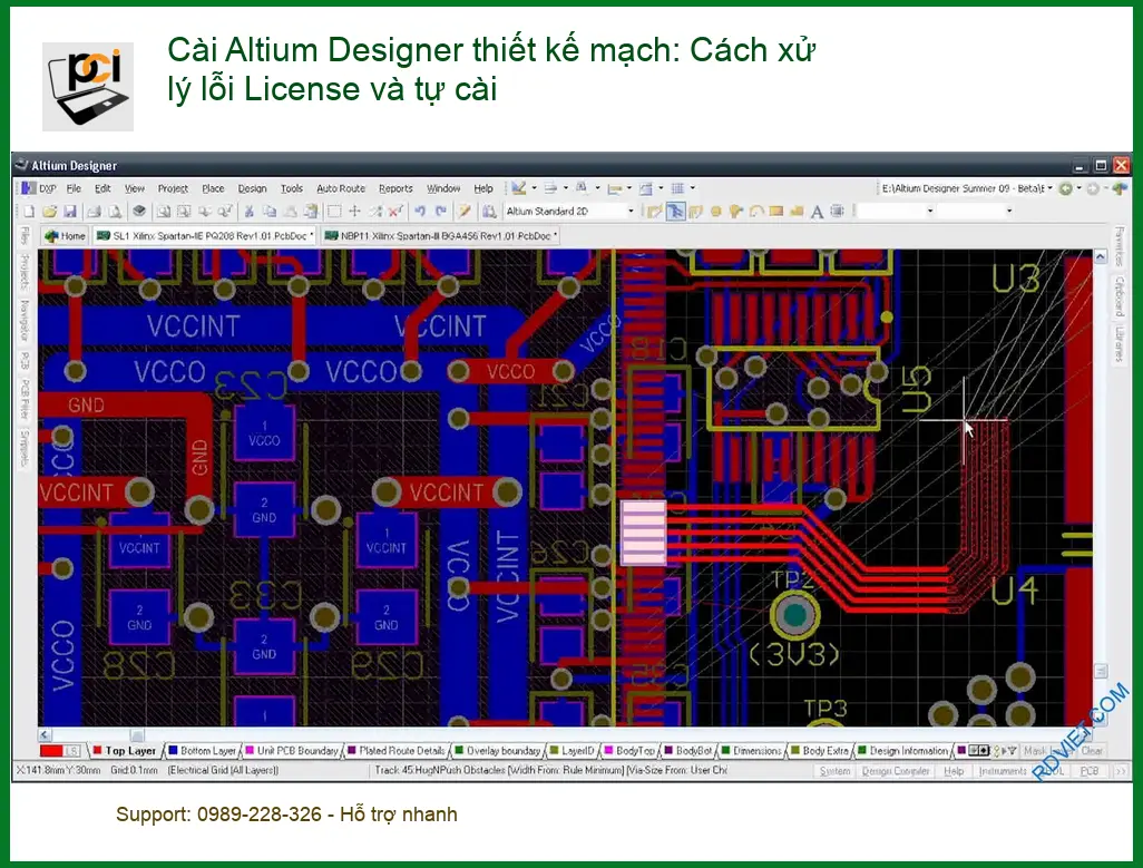 Thủ thuật Cài Altium Designer: Xử lý lỗi License – Cách tự xử lý tại nhà