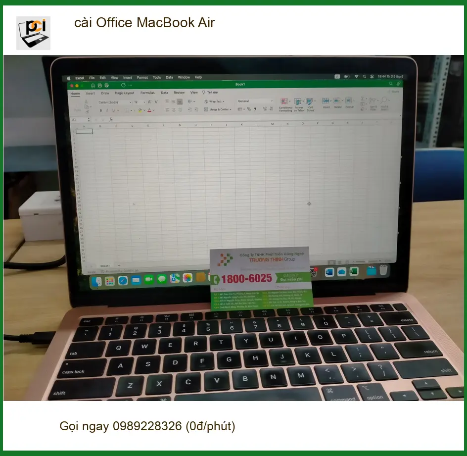 Chị Ngọc ở Quận 12 – Dịch vụ cài Office MacBook Air uy tín, giá tốt