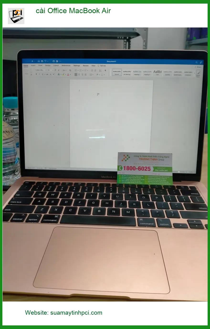Chị Ngọc ở Quận 12 - Dịch vụ cài Office MacBook Air uy tín, giá tốt ảnh thực tế 2