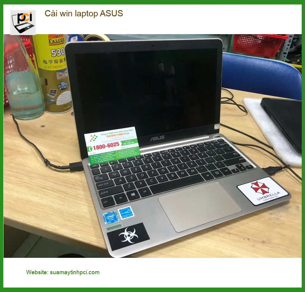 Anh Tấn môi giới kể chuyện cài win laptop ASUS Quận Bình Tân lấy liền ảnh thực tế 1