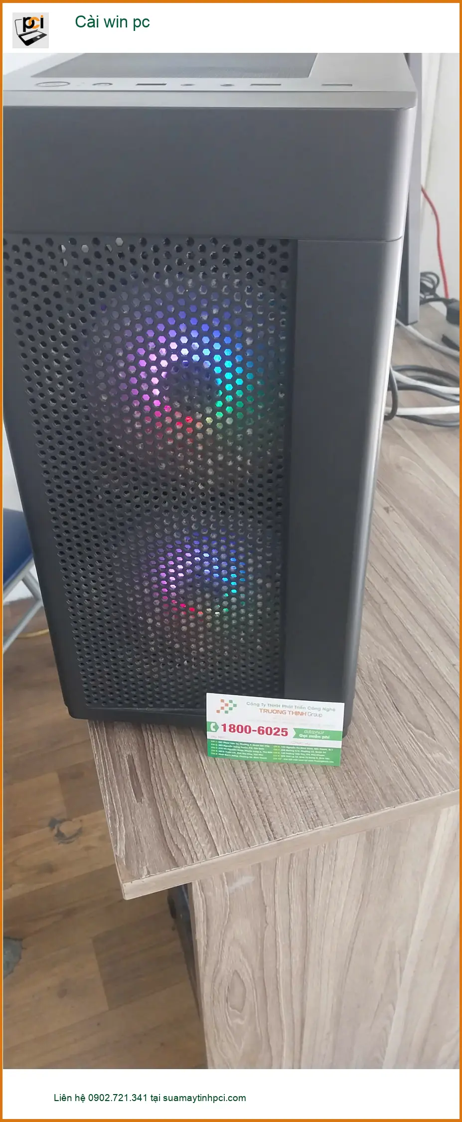 Anh Bình lập trình viên gặp lỗi win tại Tân Phú – Chỗ cài win pc giá rẻ