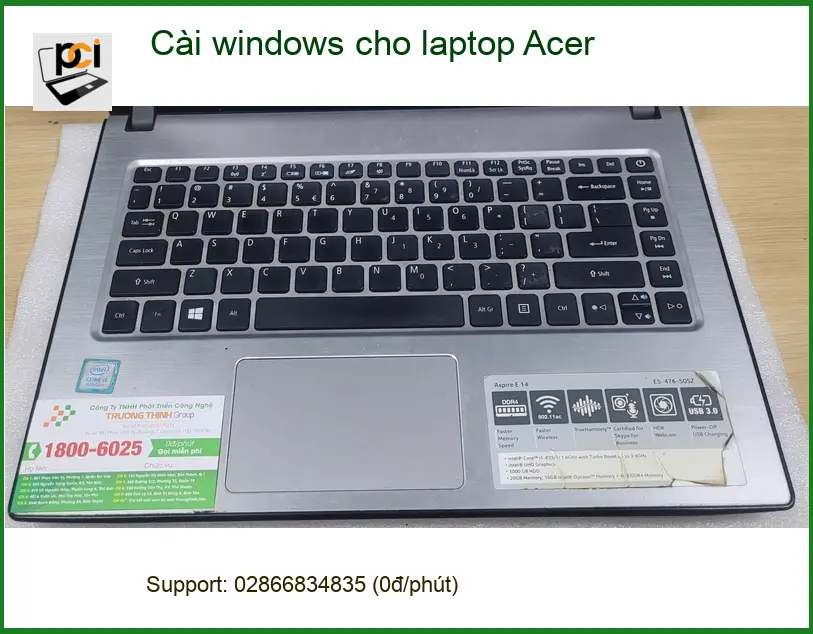 Dịch vụ cài windows cho laptop Acer Quận Bình Tân – Bác Thành kỹ sư review