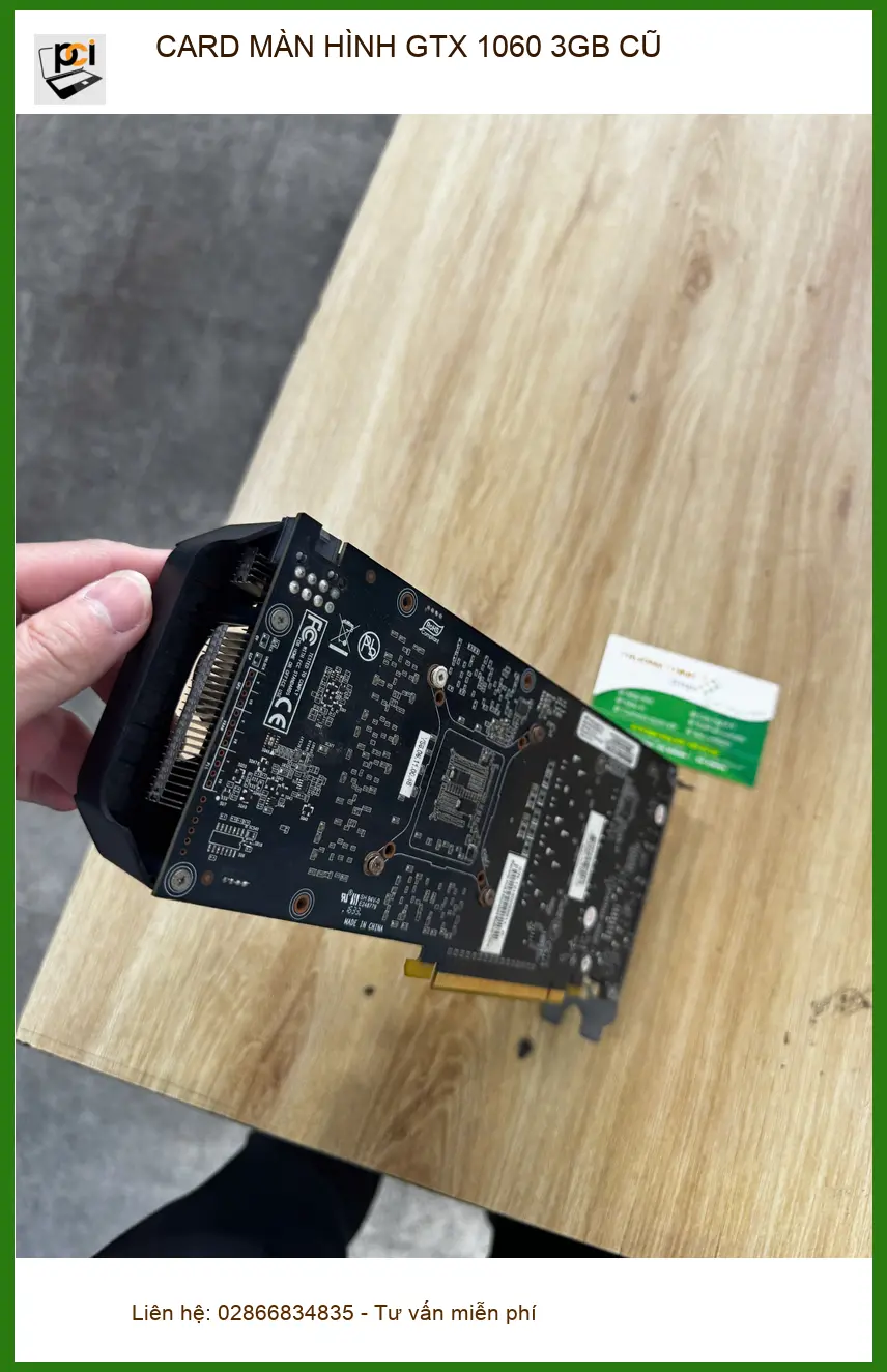 Bạn An tìm mua card màn hình GTX 1060 3GB cũ Quận 10 giá rẻ